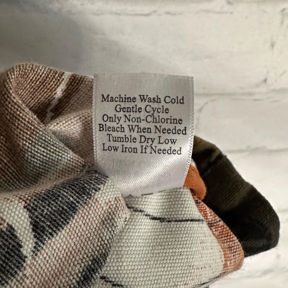 Coldwater Creek Green & Orange Zip Up Jacket, Size 14, Pre-Owned - Picture 7 of 7